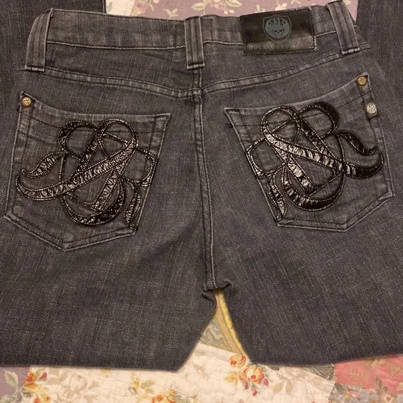 Rock & Republic Women’s Dark Wash High Rise Denim Jeans - Picture 13 of 15